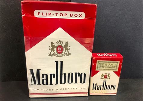 MARLBORO Vintage Paquete de Cigarrillos & MARLBORO Caja de 10 | Etsy