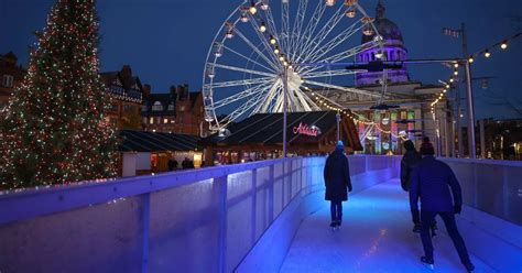 Inside Nottingham's huge new Winter Wonderland aerial ice rink ...