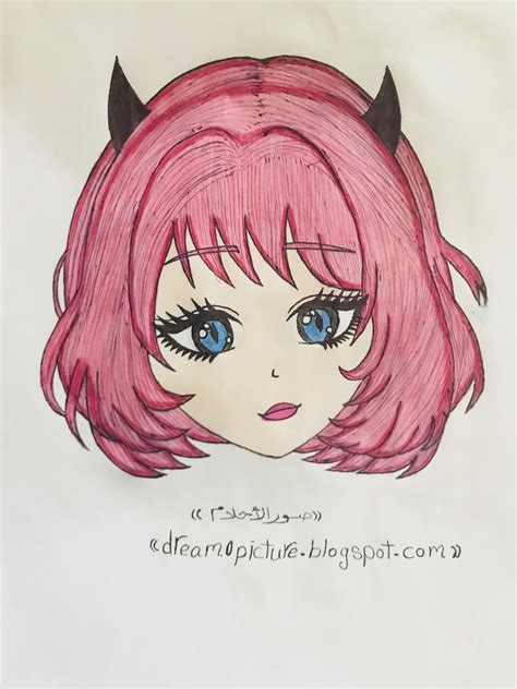 رسم بنات كيوت انمي - رسم الحواجب