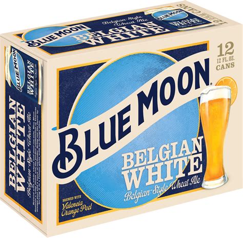 Blue Moon Belgian White Wheat Beer, Craft Beer, Beer 12 Pack, 12 FL OZ ...