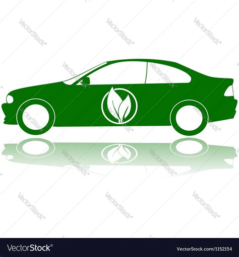 Green car Royalty Free Vector Image - VectorStock