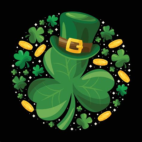 Shamrock St Patrick's Day Doodle Illustration 4946955 Vector Art at ...