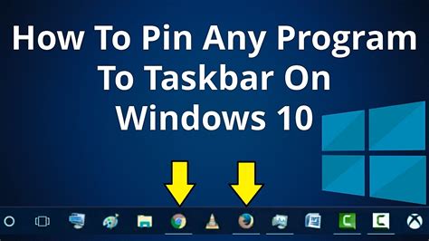 Windows 10 Desktop Taskbar