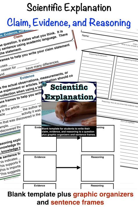 CER Claim Evidence Reasoning Activity CER Template CER rubric CER ...