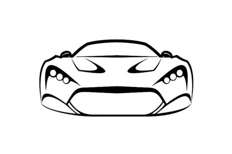 Sports Car Outline No.12 SVG Vector Cutting File / Clip Art Available ...