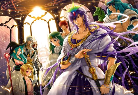 Sinbad and Allies HD Wallpaper - Magi: The Labyrinth of Magic