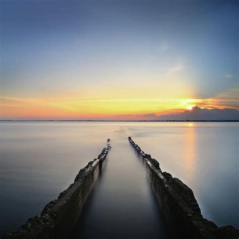 Long Exposure Of Beach Photograph by Photography By Azam Alwi - Pixels