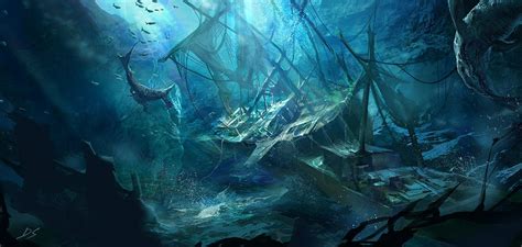 ArtStation - Underwater concept, Derrick Song | Underwater, Underwater ...