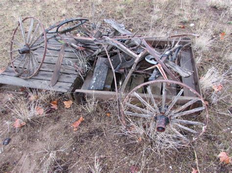 Lot Detail - ANTIQUE WAGON PARTS