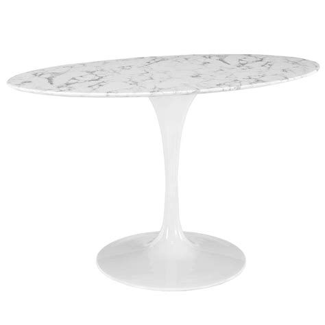 Modterior :: Dining Room :: Dining Tables :: Lippa 54" Oval Marble ...