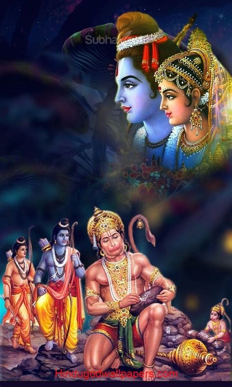 Lord Rama and His Family