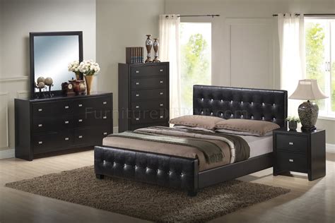 Queen Modern Black Bedroom Sets - Frikilo Quesea