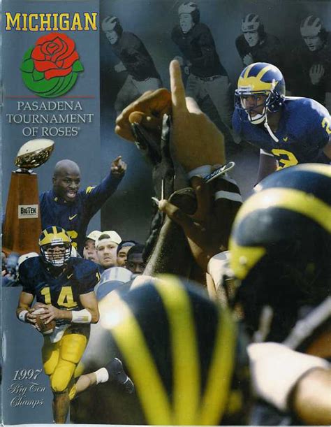 1998 Rose Bowl, University of Michigan Athletics