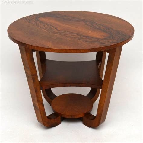 Art Deco Figured Walnut Coffee Table Vintage 1920s - Antiques Atlas