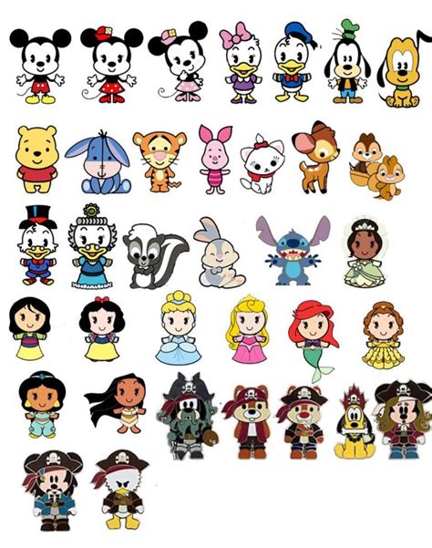 Disney characters are cool | Cute disney drawings, Kawaii disney ...