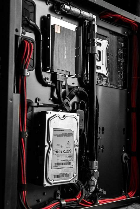 Black, White, and Red All Over, Part 6 | Gaming computer setup, Custom ...