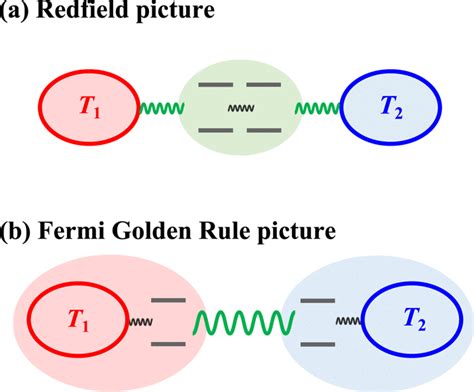 Schematic depiction of the two limiting cases: (a) the Fermi golden ...