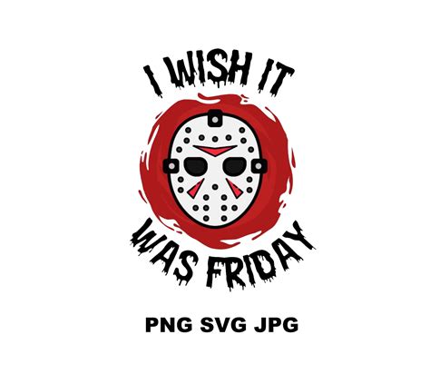 Friday the 13th Svg Halloween Png Friday the 13th Png Jason - Etsy