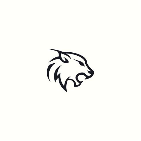 Lynx logo vector icon illustration 6640960 Vector Art at Vecteezy