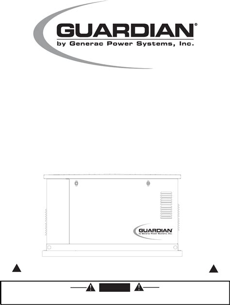 Generac Power Systems Portable Generator 04389-1, 04456-1, 04390-1 User ...