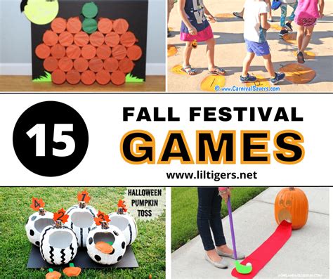 45 Best Fall Festival Games Ideas - Lil Tigers Lil Tigers