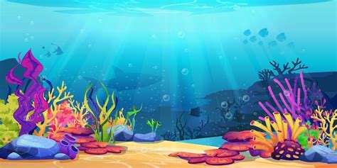 Animated Underwater Ocean Background