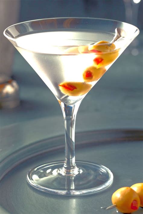 The classic dry Gin Martini contains just three simple ingredients ...