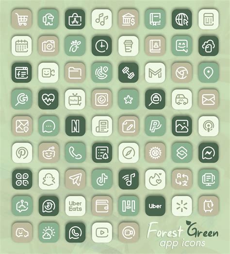 Aesthetic Gmail Icon Green / Green Ios 14 App Icon Pack Ios 14 Icons ...