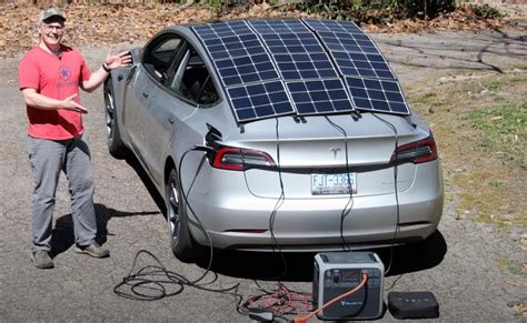 Can You Charge an Electric Car with a Portable Solar Panel?