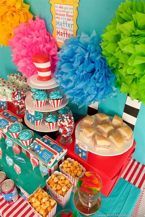 Cat In The Hat Party Ideas and Supplies - Moms & Munchkins