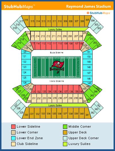 Raymond James Stadium Mapa asientos, Imagenes, Direcciones, y Historia ...