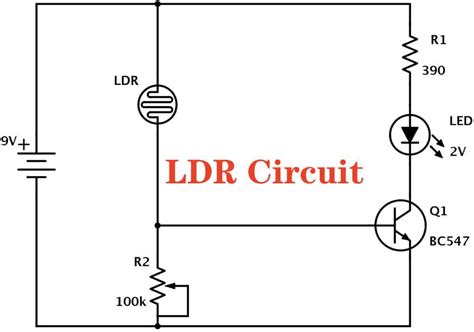 The Essential Guide to LDR Circuit (Light Dependent Resistor) & Its ...