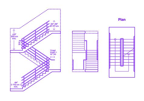 Egress Stair Plan Dimensions