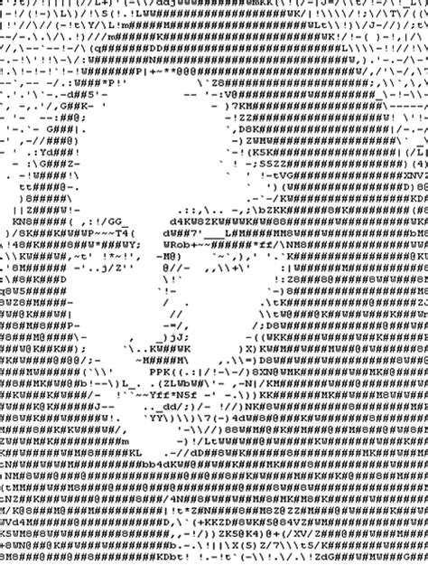 Ascii art versatile image to ascii photoshop plugin – Artofit