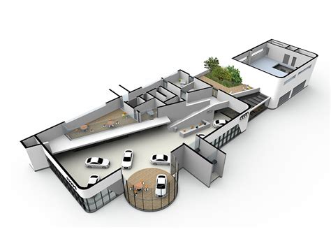 Car Showroom Floor Plan Pdf - Making Room | Unpacking the Home: Urban ...