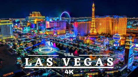 Las Vegas 4K Drone / Las Vegas Strip At Night / Cinematic Drone Footage ...