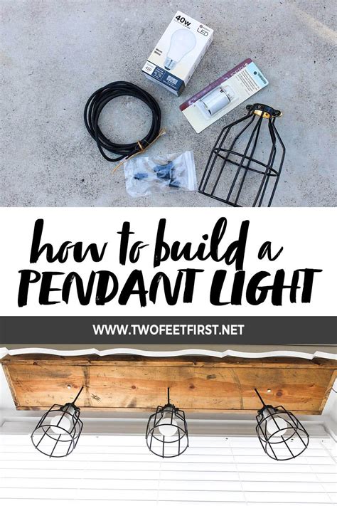 DIY Pendant Light | Farmhouse style pendant lights, Diy pendant light ...