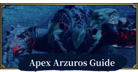 Apex Arzuros Guide - Weakness & How To Beat | MONSTER HUNTER RISE ...