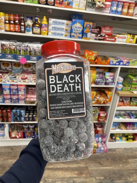 Black Death Mega Sour 100g Bag | Curious Candy