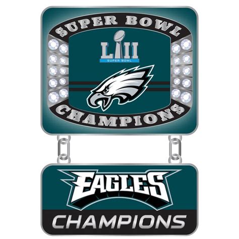 Philadelphia Eagles Super Bowl LII Champions Dangler Pin - NFLShop.com