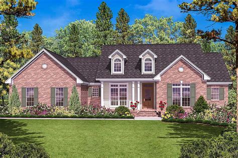 Plan 11716HZ: One Story House Plan with Three Exterior Options ...