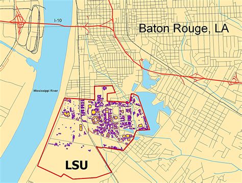 Lsu Zip Code Map