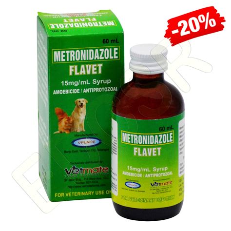 (PS) Vetmate Metronidazole Flavet (Anti-Bacterial Anti-Parasitic Anti ...