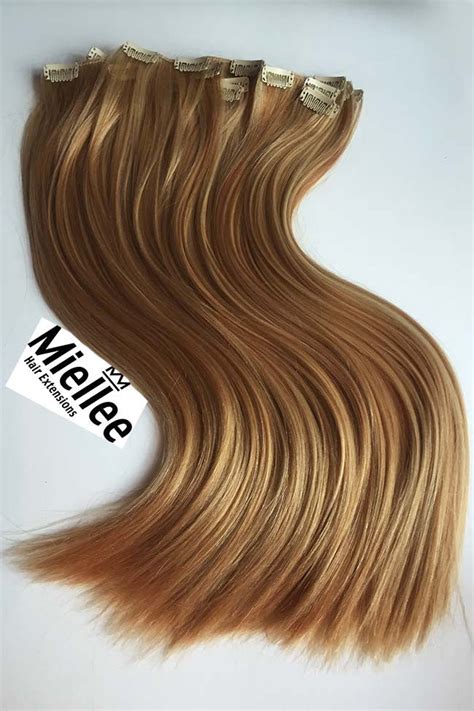 Clip In Extensions | Honey Blonde | Silky Straight – Miellee Hair Company