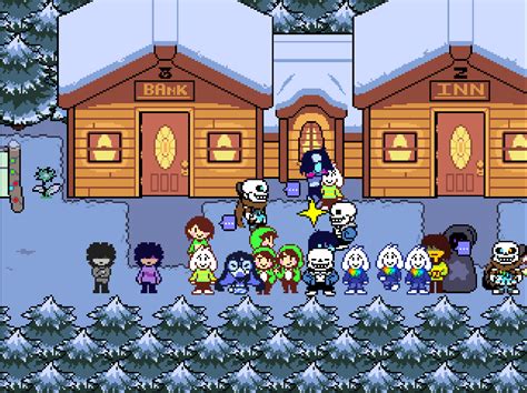 Snowdin Town : r/Undertale