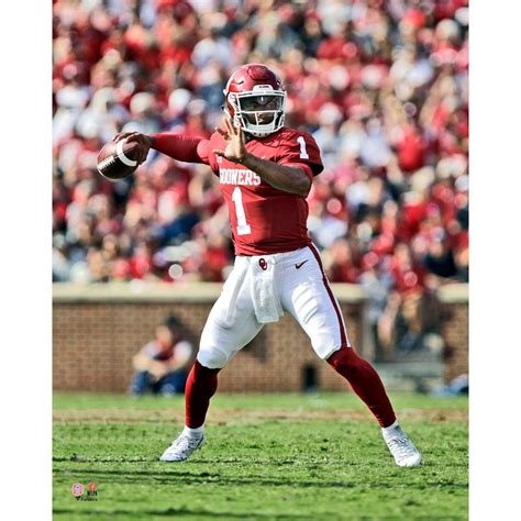 Kyler Murray Oklahoma Sooners Unsigned Throwing Photograph