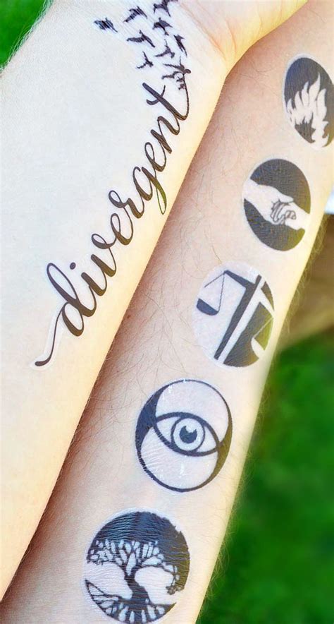 How to Make Temporary Tattoos for Divergent | Divergent tattoo, Make ...