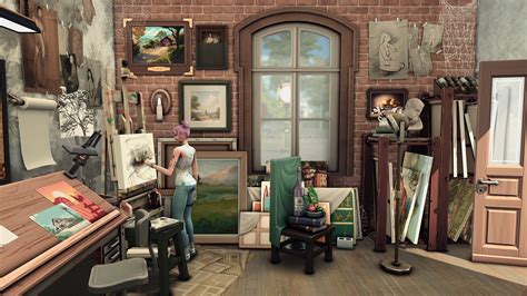 Realistic art studio - Screenshots - The Sims 4 Rooms / Lots - CurseForge