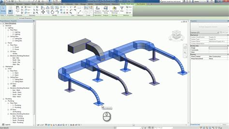 Revit HVAC Duct System A How To Guide - YouTube