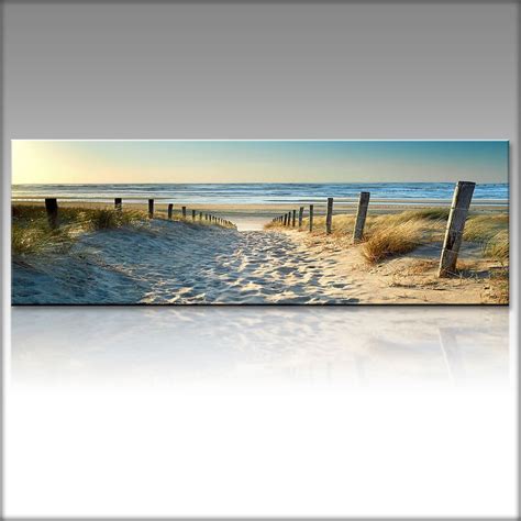 Ocean Beach Nature Landscape Canvas Print Wall Art Painting For Living ...